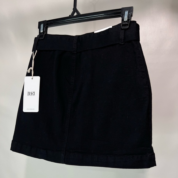 Black Denim Mini Skirt from American Bazi - Picture 3 of 5